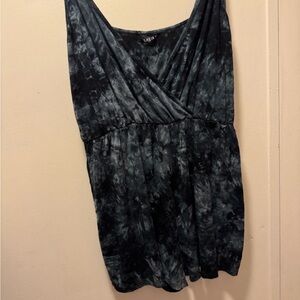 SHEIN Black Tie-Dye Jumpsuit